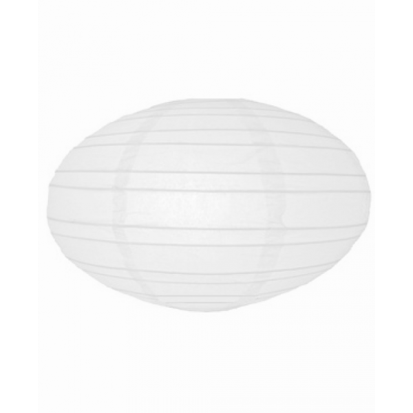 16" Paper Lantern White Saturn Design 